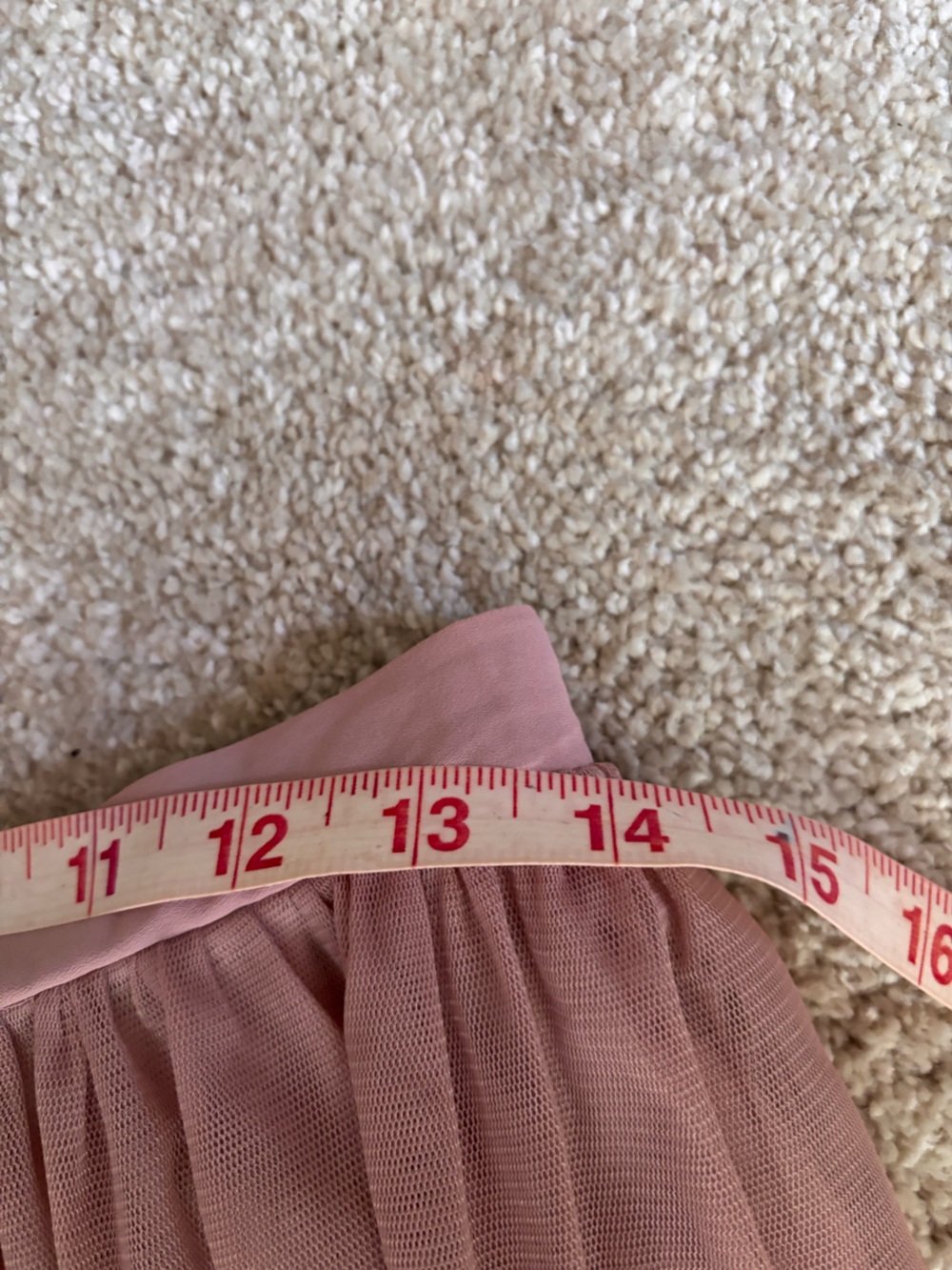 Taylor & Sage Dusty Rose Tulle Midi Skirt SizeM Elastic Waist Ballet Cottagecore - Picture 5 of 8